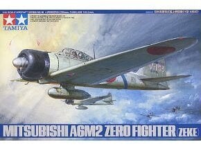 Сборная пластиковая модель Tamiya - Mitsubishi A6M2 Zero Fighter, 1/48, 61016 цена и информация | Конструкторы и кубики | 220.lv