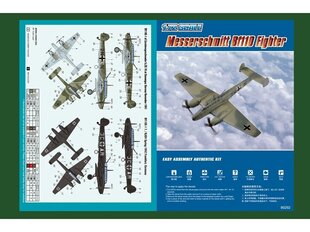 Сборная модель Hobby Boss - Messerschmitt Bf110 Fighter, 1/72, 80292 цена и информация | Конструкторы и кубики | 220.lv