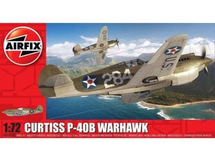 Сборная пластиковая модель Airfix - Curtiss P-40B Warhawk, 1/72, 1/72, 01003B цена и информация | Конструкторы и кубики | 220.lv