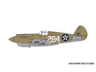 Сборная пластиковая модель Airfix - Curtiss P-40B Warhawk, 1/72, 1/72, 01003B цена и информация | Kонструкторы | 220.lv