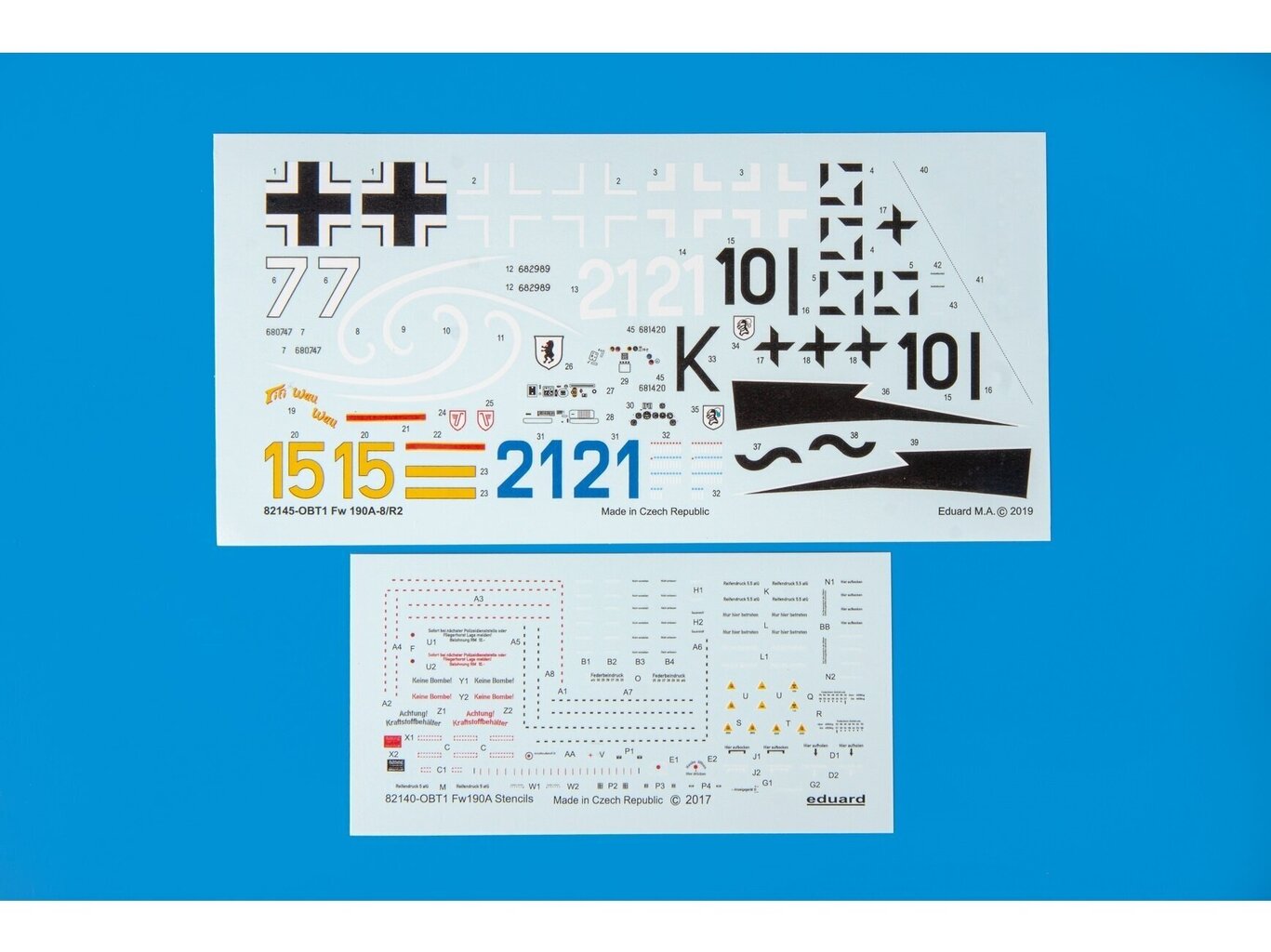 Eduard - Fw 190A-8/R2, Profipack, 1/48, 82145 cena un informācija | Konstruktori | 220.lv