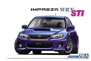 Сборная пластиковая модель Aoshima - Subaru GRB Impreza WRX STI, 1/24, 05834 цена и информация | Kонструкторы | 220.lv