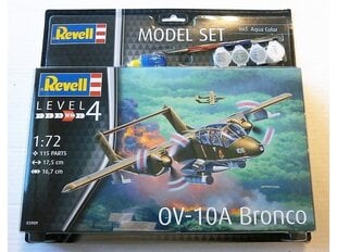 Revell - OV-10A Bronco Model Set, 1/72, 63909 cena un informācija | Konstruktori | 220.lv