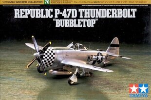 Tamiya - Republic P-47D Thunderbolt, Scale:1/72, 60770 cena un informācija | Konstruktori | 220.lv