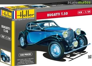 Пластиковая сборная модель Heller - Bugatti T.50, 1/24, 80706 цена и информация | Конструкторы и кубики | 220.lv