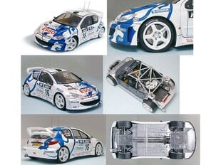 Tamiya - Peugeot 206 WRC, 1/24, 24221 cena un informācija | Konstruktori | 220.lv