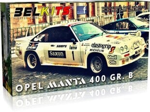 Belkits - Opel Manta 400 Gr. B Jimmy McRae 1984, Scale:1/24, BEL009 цена и информация | Конструкторы и кубики | 220.lv