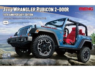 Meng Models - Jeep Wrangler Rubicon 2-Door, 1/24, CS-003 цена и информация | Конструкторы и кубики | 220.lv