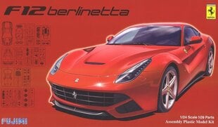 Fujimi - Ferrari F12 Berlinetta DX, 1/24, 12619 цена и информация | Конструкторы и кубики | 220.lv