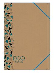 Mape ar gumiju Eco friendly, 265X350 mm cena un informācija | Kancelejas preces | 220.lv