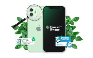 Renewd® iPhone 12 64GB Green cena un informācija | Mobilie telefoni | 220.lv