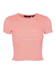 Vero Moda sieviešu T-krekls 10262156*04, rozā/oranžs 5715216511473 cena un informācija | T-krekli sievietēm | 220.lv