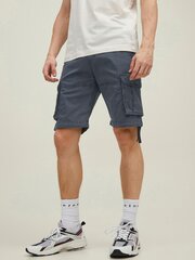 Jack & Jones vīriešu šorti 12205883*01, tumši pelēki 5715217327332 cena un informācija | Vīriešu šorti | 220.lv