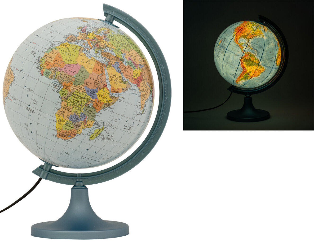 Globus 250 Ar Izcēlumu cena un informācija | Pasaules kartes | 220.lv