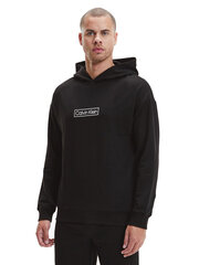Vīriešu džemperis Calvin Klein L / S HOODIE, melns 000NM2270E UB1 45252 cena un informācija | Vīriešu T-krekli | 220.lv