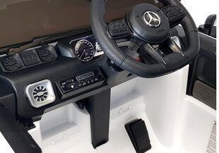 Bērnu vienvietīgs elektromobilis Mercedes G63, balts cena un informācija | Bērnu elektroauto | 220.lv