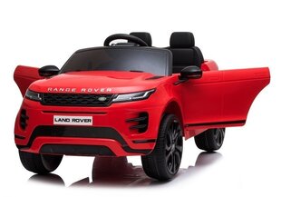 Детский одноместный электромобиль Range Rover Evoque, красный цена и информация | Электромобили для детей | 220.lv