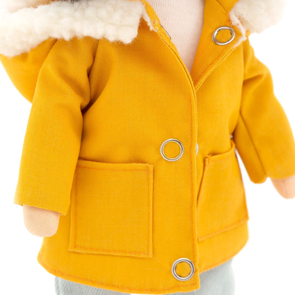 Sweet Sisters apģērbu komplekts: Sinepju krāsas parka cena un informācija | Rotaļlietas meitenēm | 220.lv