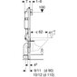 WC zemapmetuma rāmis Geberit Duofix Basic cena un informācija | Piederumi tualetes podiem un bidē | 220.lv