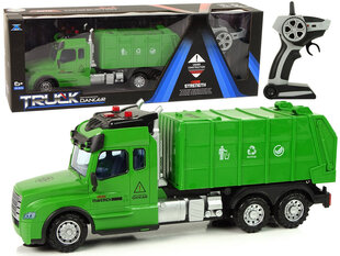 Tālvadības atkritumu mašīna, zaļa cena un informācija | Rotaļlietas zēniem | 220.lv