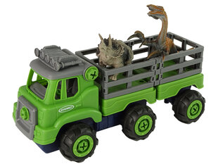 Saliekamā kravas automašīna ar dinozauriem cena un informācija | Rotaļlietas zēniem | 220.lv