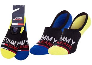 Женские носки Tommy Hilfiger, 2 пары, синие/желтые 100000402 010 20680 цена и информация | Женские носки | 220.lv