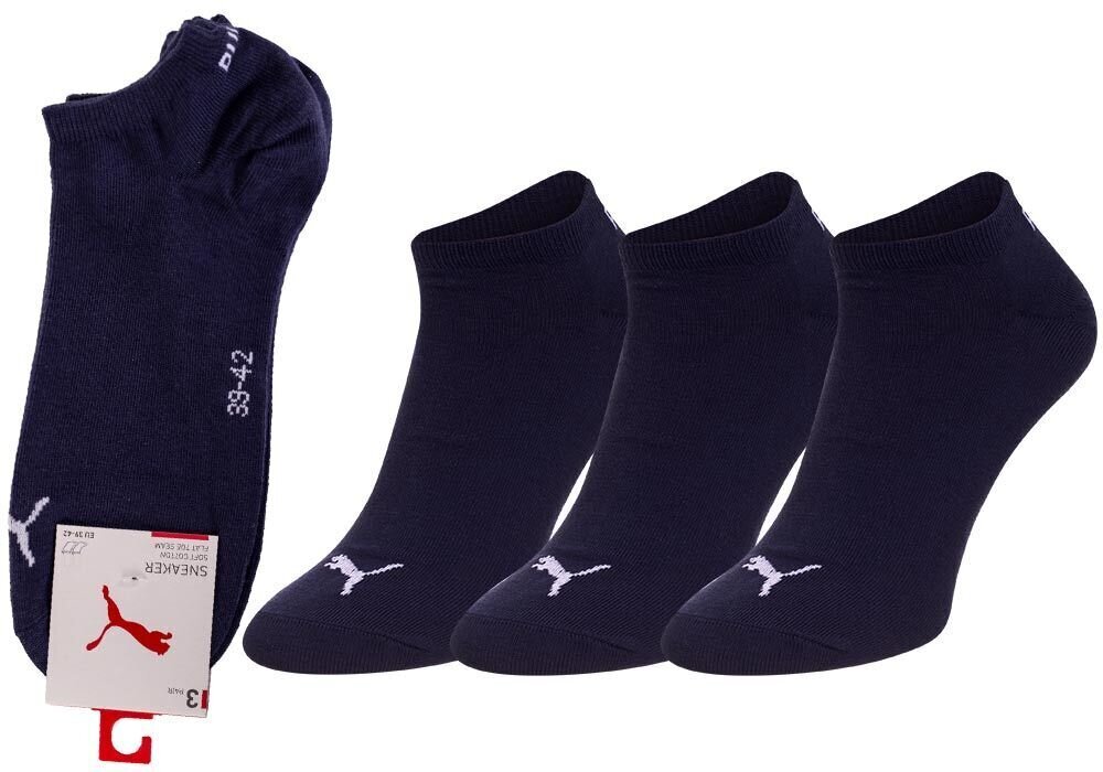 Sieviešu zeķes Puma, 3 pāri NAVY 906807 27 30665 цена и информация | Sieviešu zeķes | 220.lv