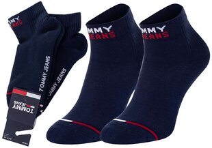 Женские носки Tommy Hilfiger, 2 пары, темно-синие 701218956 002 43075 цена и информация | Женские носки | 220.lv