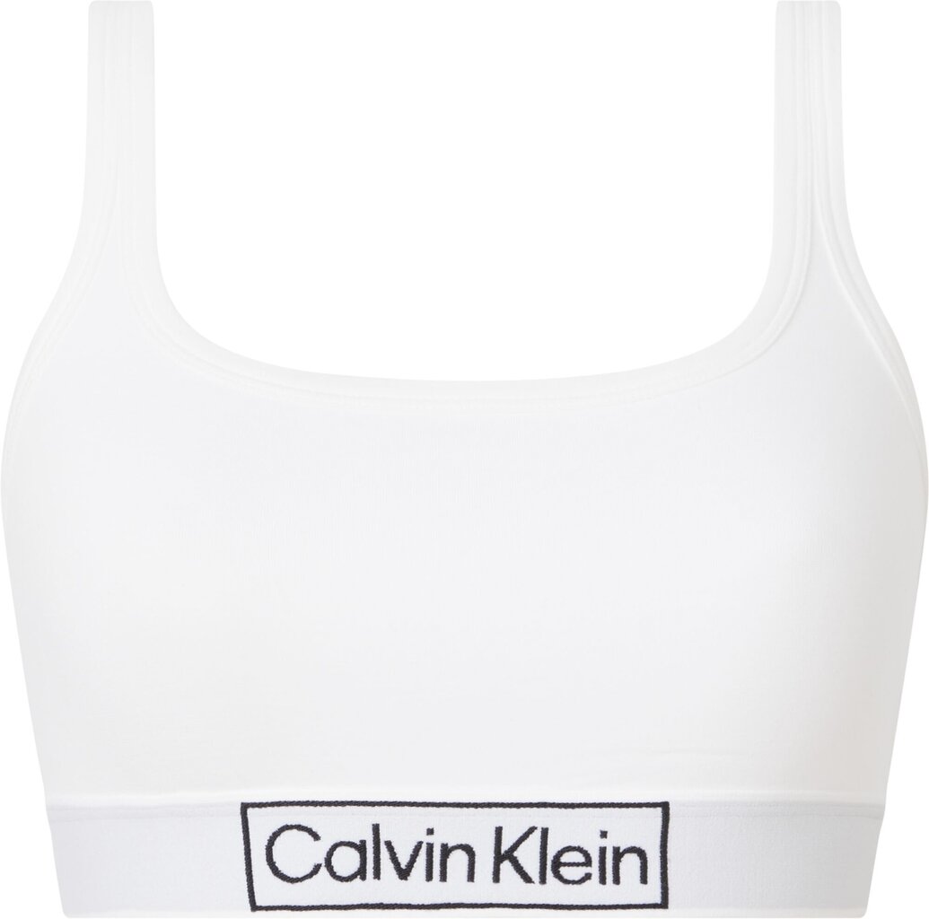 Sporta krūšturis Calvin Klein UNLINED BRALETTE, balts 000QF6768E 100 45427 cena un informācija | Krūšturi | 220.lv