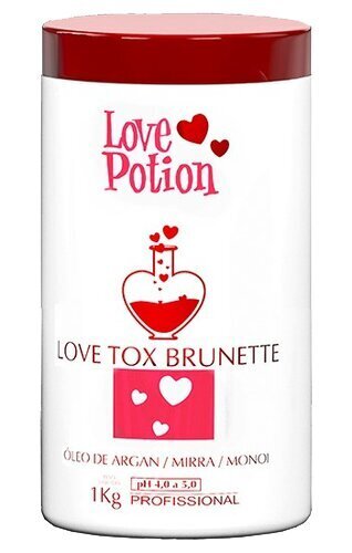 Botox matiem Love Potion Love Tox Brunette Óleo De Argan, 1000 ml цена и информация | Matu uzlabošanai | 220.lv