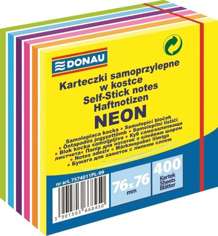 Līmlapiņas 76x76, 400, pink-mix cena un informācija | Kancelejas preces | 220.lv