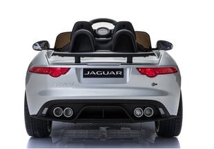 Vienvietīgs elektromobilis Jaguar F-Type, sudraba-lakots cena un informācija | Bērnu elektroauto | 220.lv