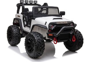 Bērnu vienvietīgs elektromobilis Jeep JC999, balts цена и информация | Электромобили для детей | 220.lv