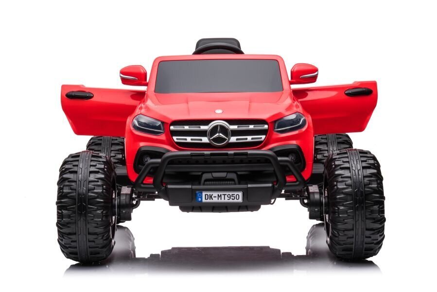 Bērnu vienvietīgs elektromobilis Mercedes DK-MT950 MP4, sarkans cena un informācija | Bērnu elektroauto | 220.lv