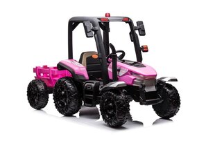 Bērnu vienvietīgais elektriskais traktors BLT-206, rozā cena un informācija | Bērnu elektroauto | 220.lv