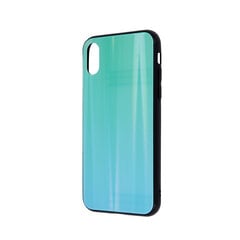 Aurora Glass case, piemērots iPhone 12 Pro Max 6.7, gaiši zils cena un informācija | Telefonu vāciņi, maciņi | 220.lv