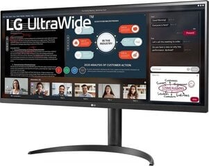 LCD Monitor|LG|34WP550-B|34"|21 : 9|Panel IPS|2560x1080|21:9|60Hz|Matte|5 ms|Height adjustable|Tilt|Colour Black|34WP550-B cena un informācija | LG Monitori un monitoru statīvi | 220.lv