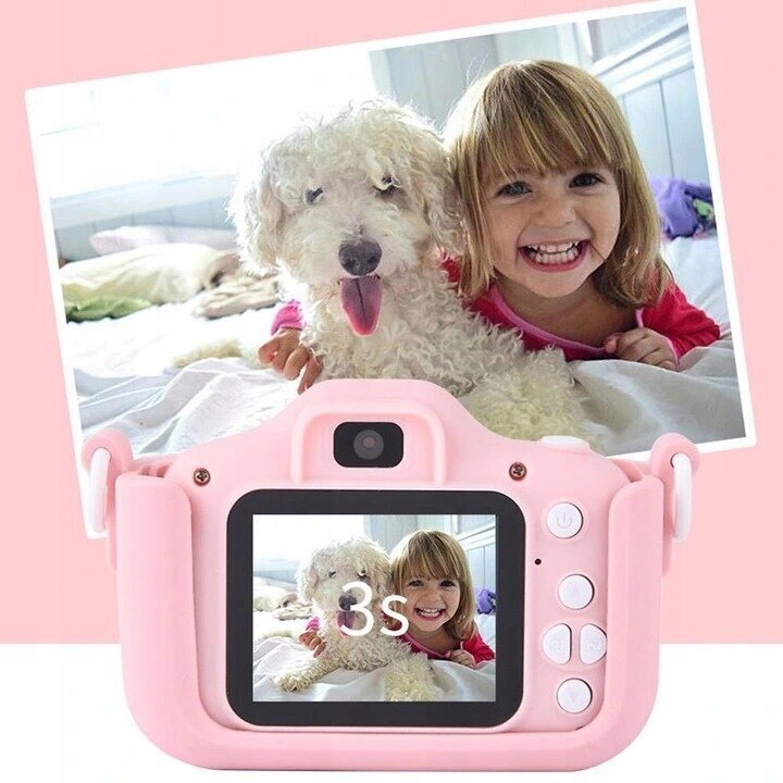 Digitālā kamera bērniem + 32GB MICROSD цена и информация | Digitālās fotokameras | 220.lv