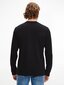 Vīriešu T-krekls CALVIN KLEIN L/S CREW NECK, melns 000NM2171E UB1 42553 cena un informācija | Vīriešu T-krekli | 220.lv