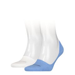 Мужские носки Calvin Klein 2 пары, белые/синие 701218708 007 44555 цена и информация | Мужские носки | 220.lv