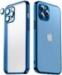 Matte soft case camera protection (electroplated) Apple iPhone 13 zila (azure) цена и информация | Telefonu vāciņi, maciņi | 220.lv