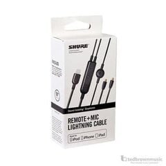 Shure RMCE-LTG Lightning® piederumu kabelis Shure SE austiņām цена и информация | Аксессуары для наушников | 220.lv