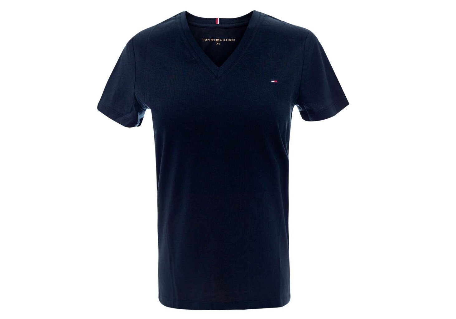 T-krekls sievietēm TOMMY HILFIGER HERITAGE V-NECK TEE, zils WW0WW24969 403 cena un informācija | T-krekli sievietēm | 220.lv