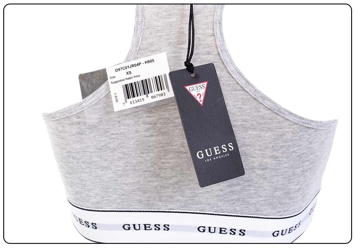 Krūšturis GUESS CARRIE BRALETTE, pelēks O97C01JR04P H905 cena un informācija | Krūšturi | 220.lv