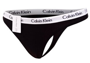 Женские трусики-стринги CALVIN KLEIN, черные 0000D1617E 001 цена и информация | Трусики | 220.lv