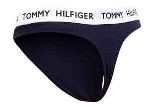 Sieviešu biksītes-stringi Tommy Hilfiger, tumši zili UW0UW02198 CHS cena un informācija | Sieviešu biksītes | 220.lv