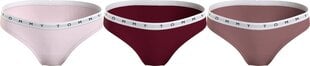 Sieviešu biksītes-bikini Tommy Hilfiger, 3 pāri, rozā/bēšas/sarkanas UW0UW03286 0R5 44060 cena un informācija | Sieviešu biksītes | 220.lv