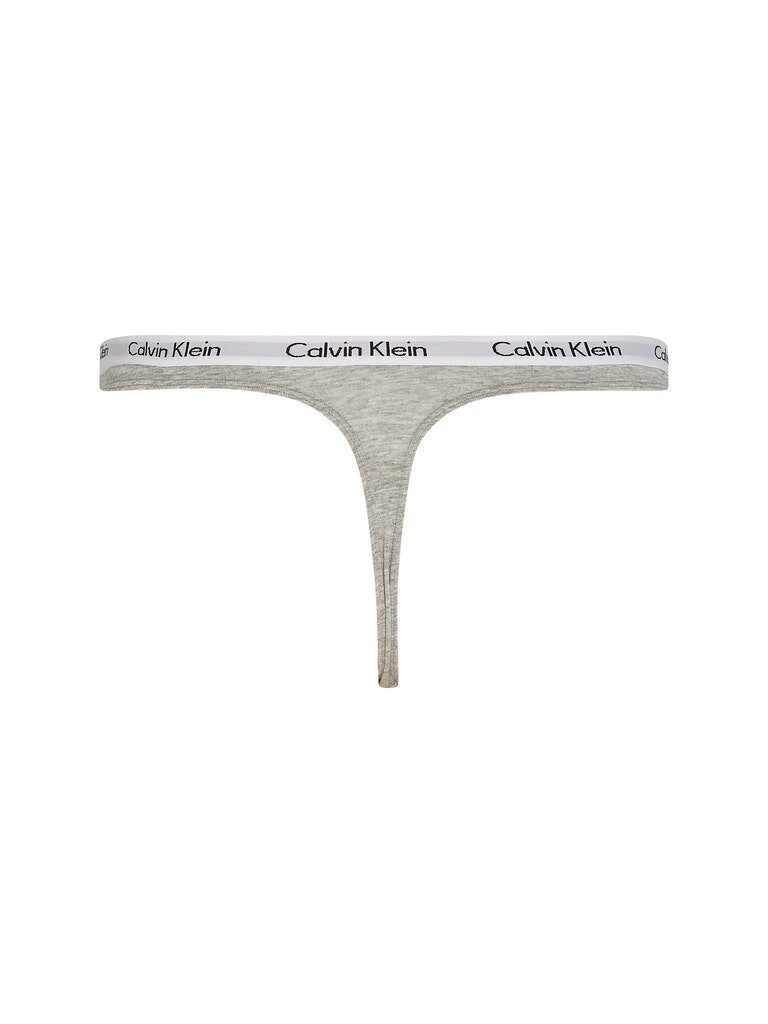 Stringbiksītes sievietēm Calvin Klein THONG, pelēkas 0000D1617E 020 45033 цена и информация | Sieviešu biksītes | 220.lv