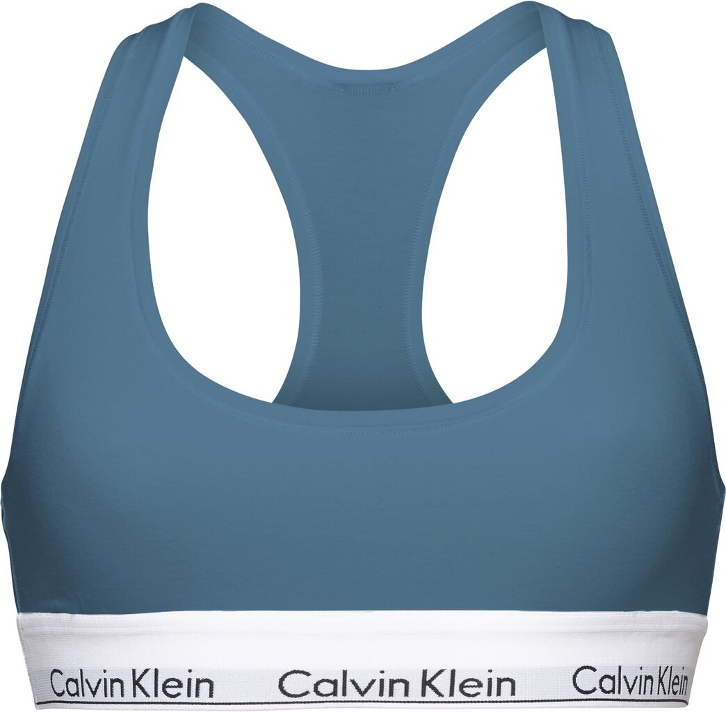 Krūšturis Calvin Klein BRALETTE, tirkīza 0000F3785E CX3 45164 cena un informācija | Krūšturi | 220.lv