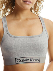 Sporta krūšturis Calvin Klein UNLINED BRALETTE, pelēks 000QF6768E P7A 45119 cena un informācija | Krūšturi | 220.lv